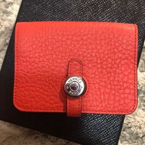 Red Key & Card Holder
